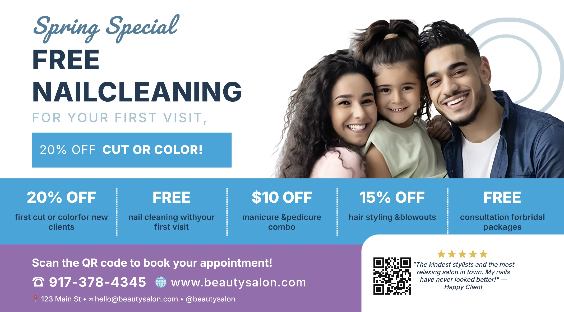 A nail-salon flyer uploaded as a single flat image